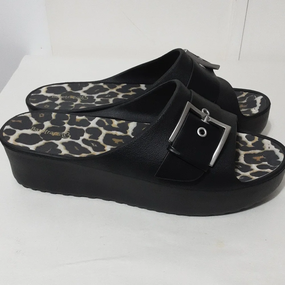 Bare Trap Pacey Lightweight‎ Platform Wedge Slide/ Shoe